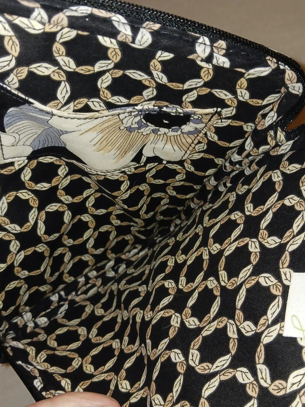 Vera Bradley Black Floral Quilted Tablet Sleeve